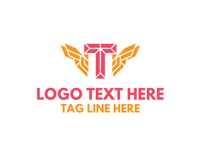 Fly Letter T Logo
