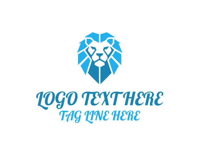 Geometric Royal Lion Logo