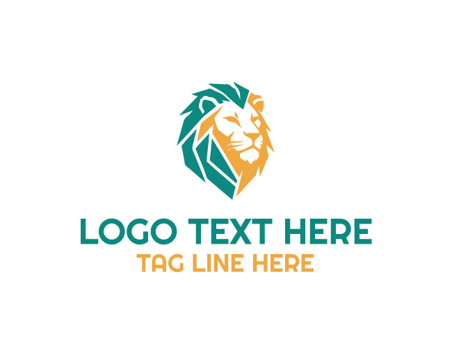 Geometric Lion Logo