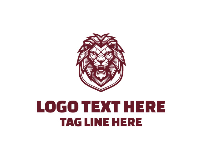 Geometric Lion Logo