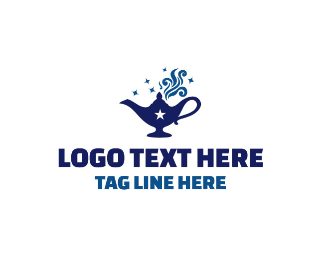  Modern Magic Lamp Logo