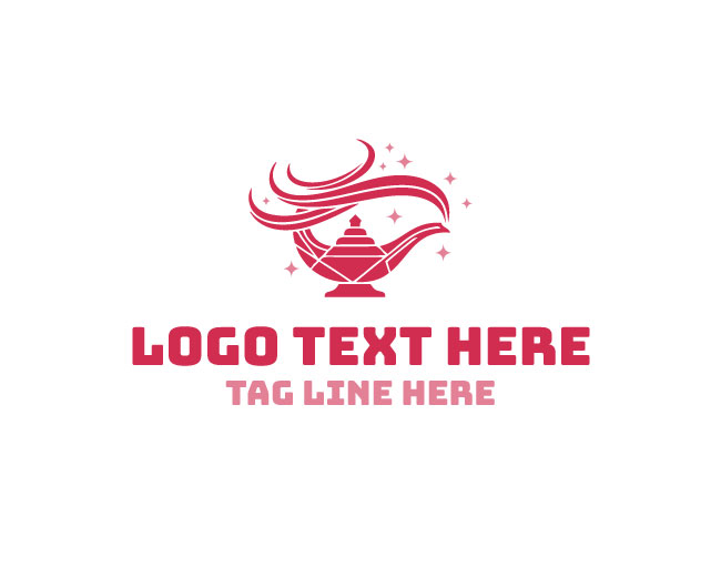 Visionary Aladdin Lamp Logo