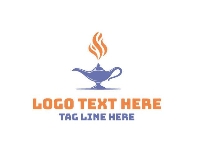 Flame Aladdin Lamp Logo