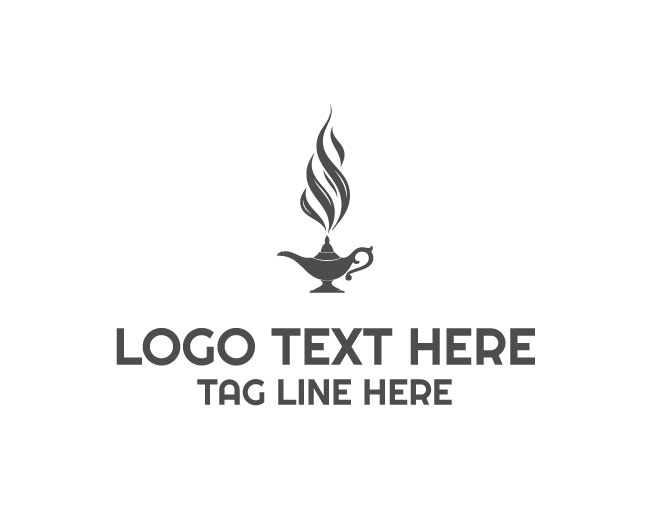  Refined Aladdin Lamp Logo
