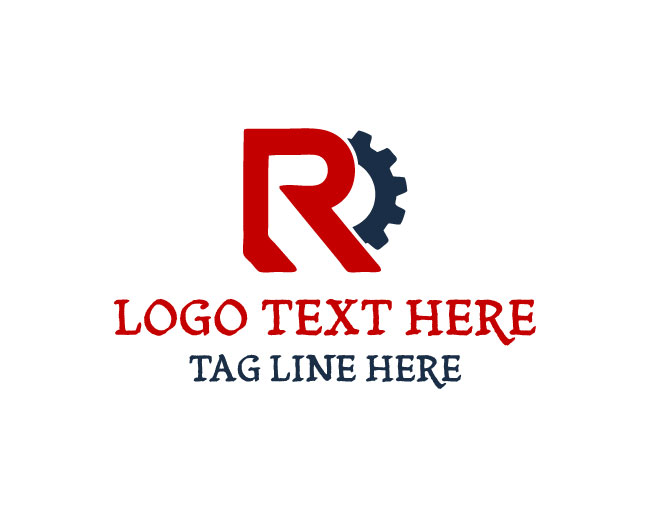  Industrial R Gear Logo