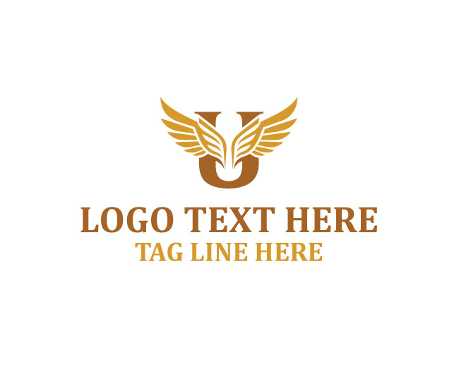 Modern U Wings Logo