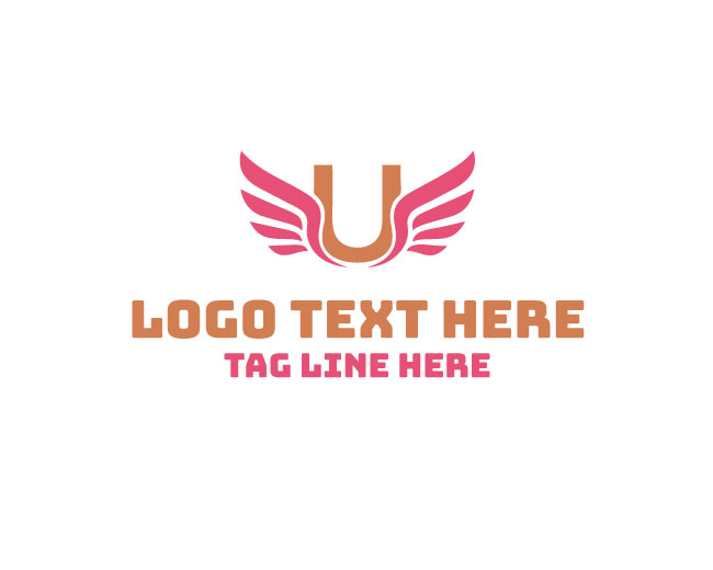 Creative U Wings Logo