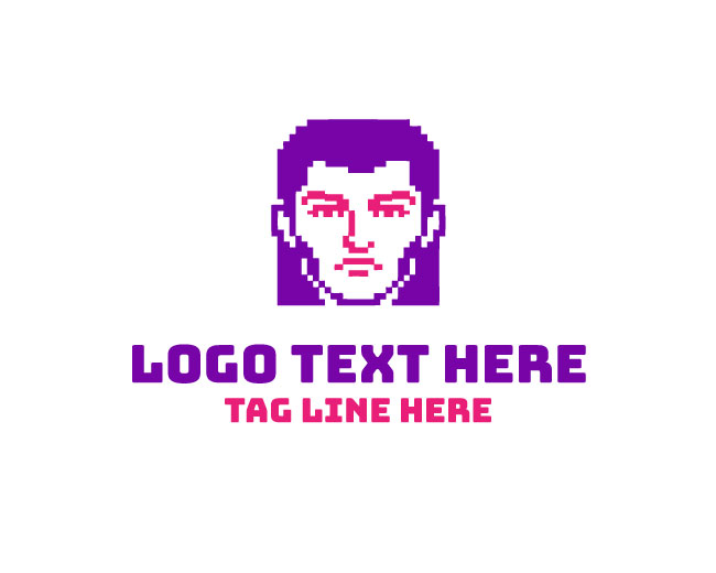 Smart Pixel Man Logo
