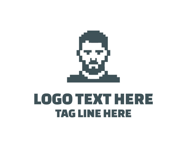 Pixel Person Logo