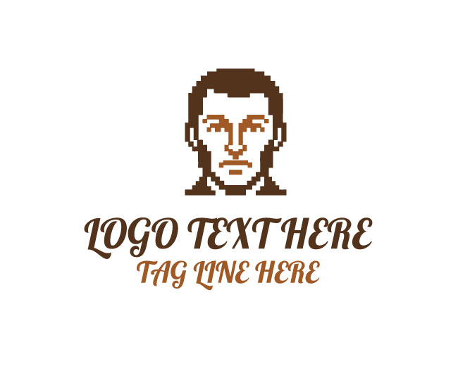 Pixel Man Logo