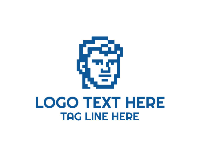 NextGen Pixel Man Logo