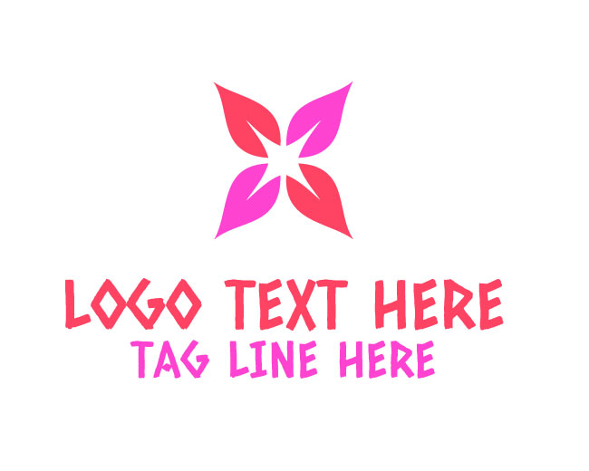 Blossom Flower Star Logo