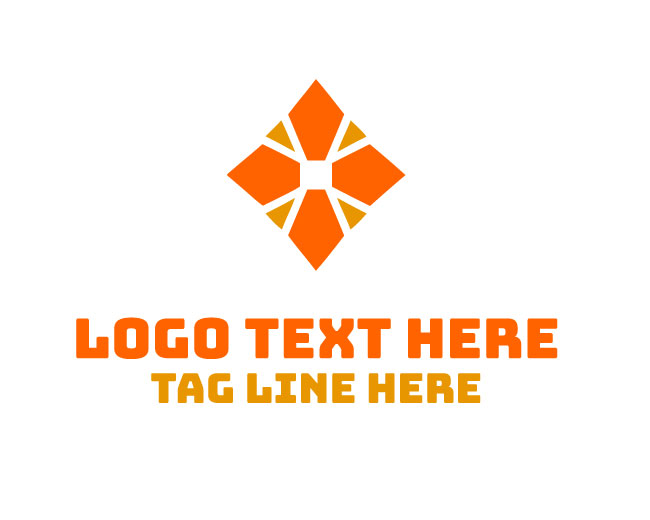  Elegant Flower Star Logo