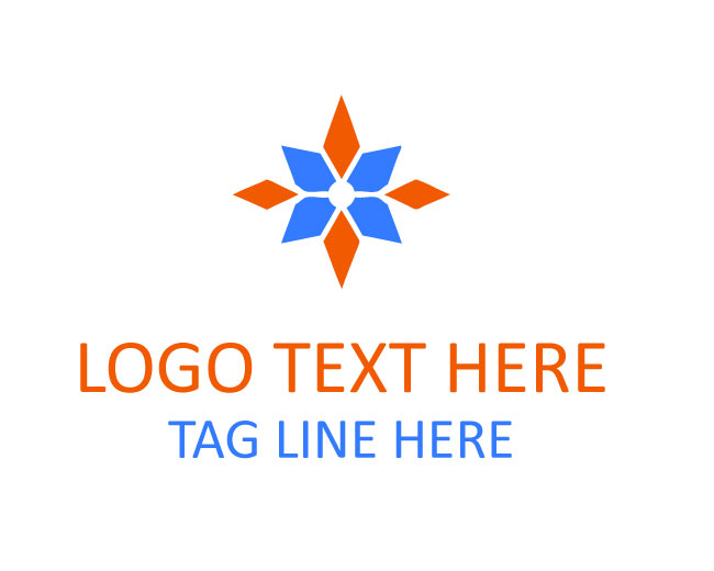  Garden Star Flower Logo