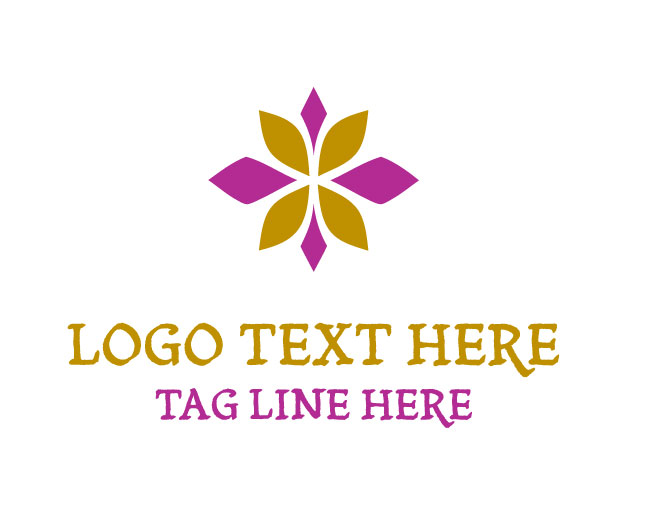  Luxury Flower Star Logo
