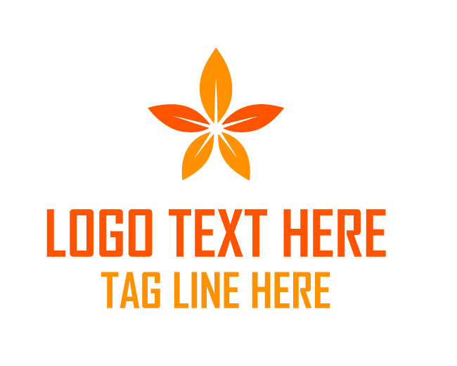 Yellow Flower Star Logo