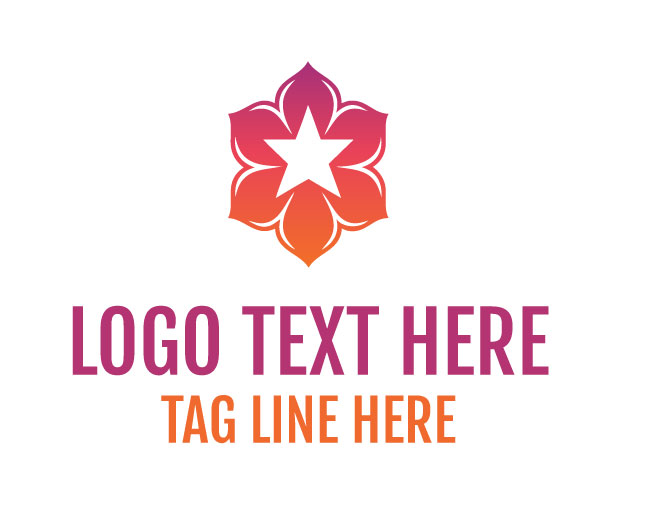 Refined Flower Star Logo