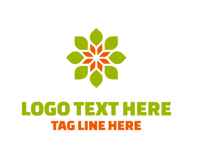 Graceful Flower Star Logo