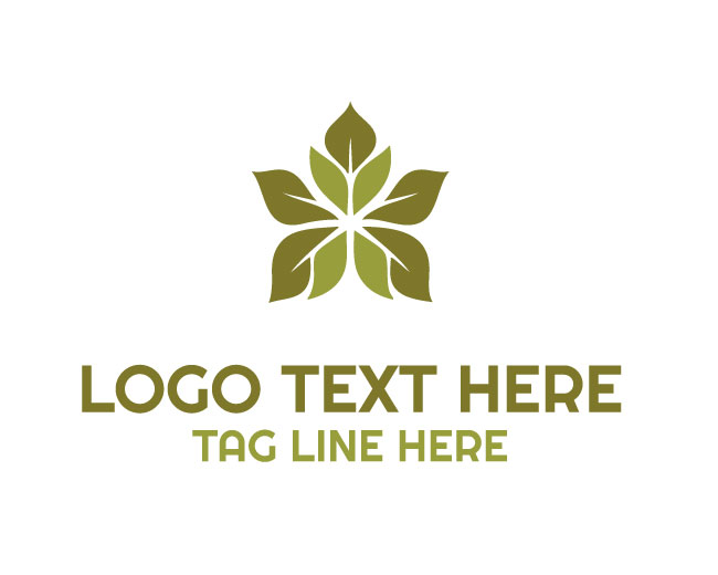 Refined Bloom Flower Star Logo