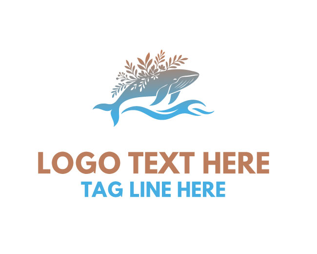 Wild Garden Whale Logo