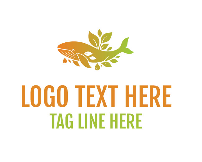 Eco Bloom Whale Logo