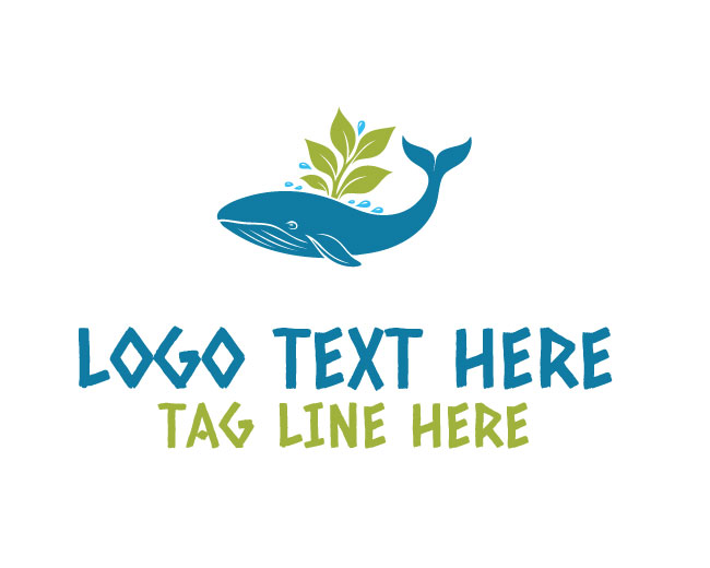  Leaf Whale Garden Logo