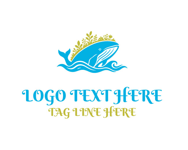 Nature Wave Whale Logo