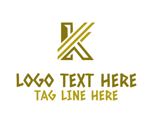 Minimal Letter K Logo