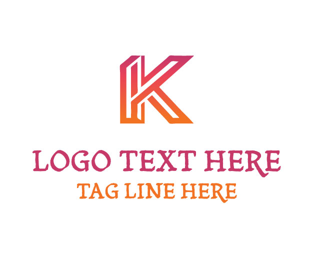 Iconic Letter K Logo