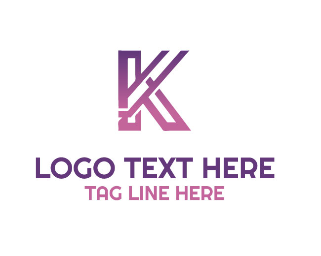 Stylish Letter K Logo