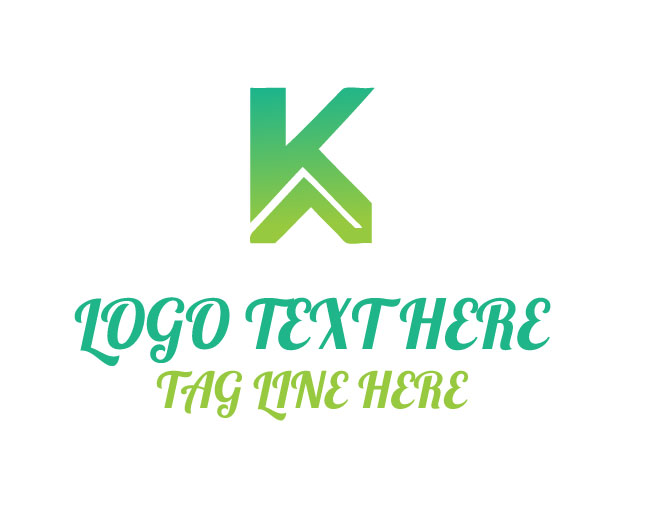 Artistic Letter K Logo