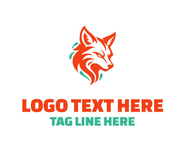 Beautiful Fox Splash Logo