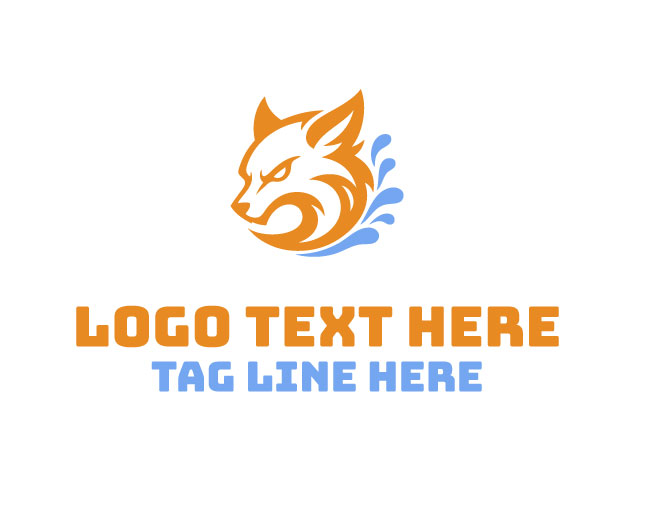 Graceful Fox Splash Logo