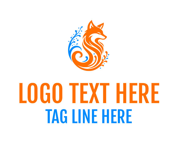 Fox Splash Water Logo