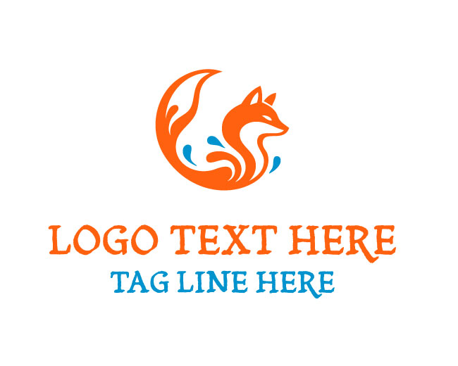 Tail Fox Splash Logo