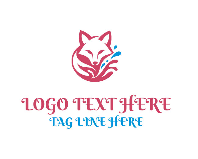 Baby Fox Splash Logo