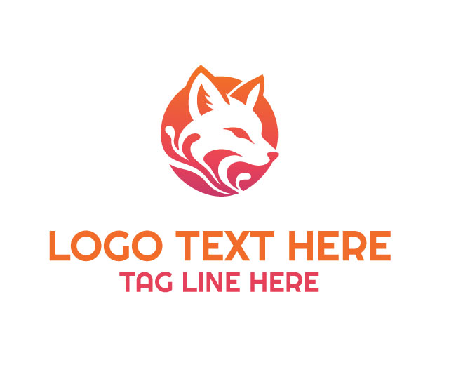 Bunny Style Fox Splash Logo