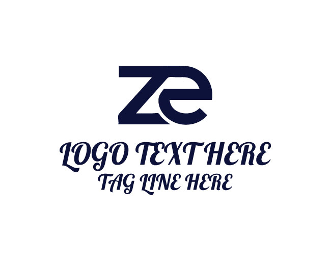 Luxury Letter Z and E Logo