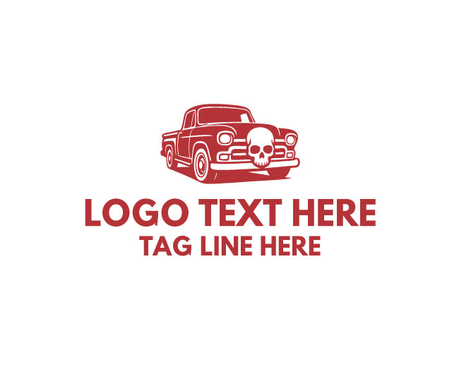 Elite Vintage Skull Car Logo