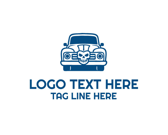 Velocity Skull Car Logo