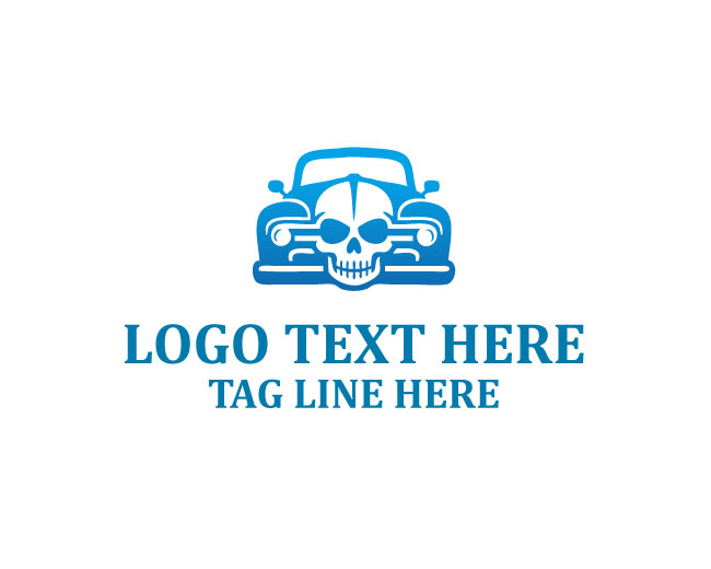 Iconic Skull Car Logo