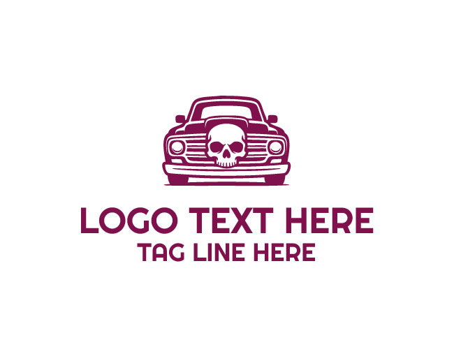 Mechanic Skull Car Logo