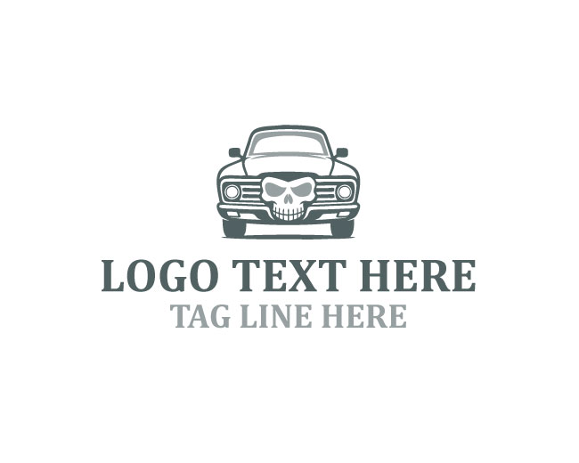  Iconic Vintage Auto Skull Logo