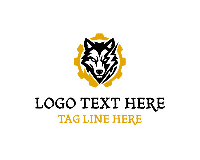 Gear Wolf Logo