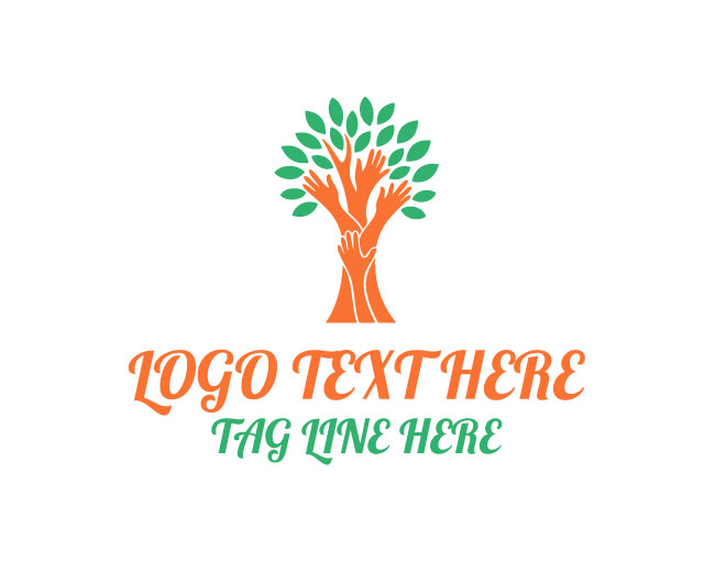 Community Tree Hand Logo