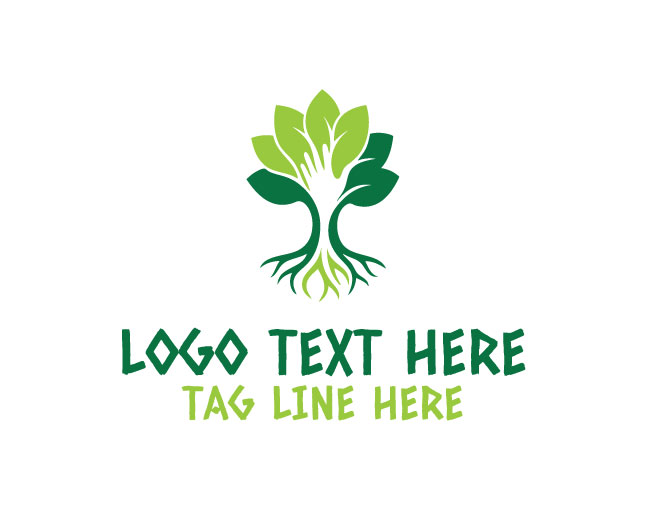 Best Tree Hand Logo