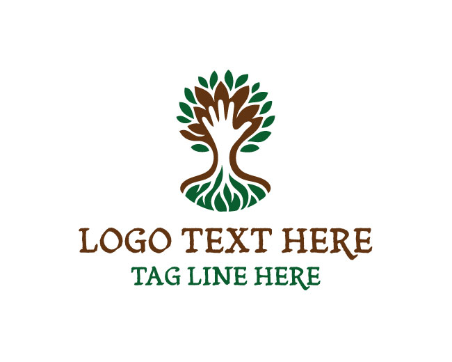 Hope Tree Hand Logo