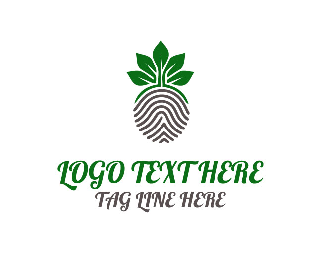 Wood land Tree Hand Logo