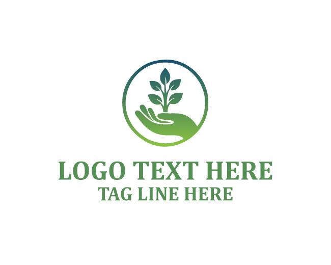 Pure Tree Hand Logo