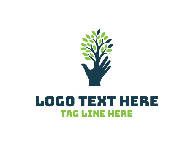 Bloom Tree Hand Logo